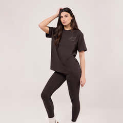 Graphic T-shirt Script - Black Coffee