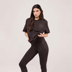 Graphic T-shirt Script - Black Coffee