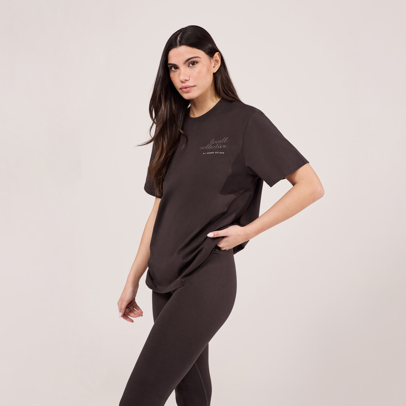 Graphic T-shirt Script - Black Coffee