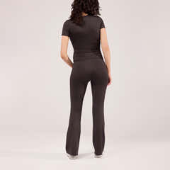 Maternity Ultimate Everyday Flare Leggings - Black Coffee