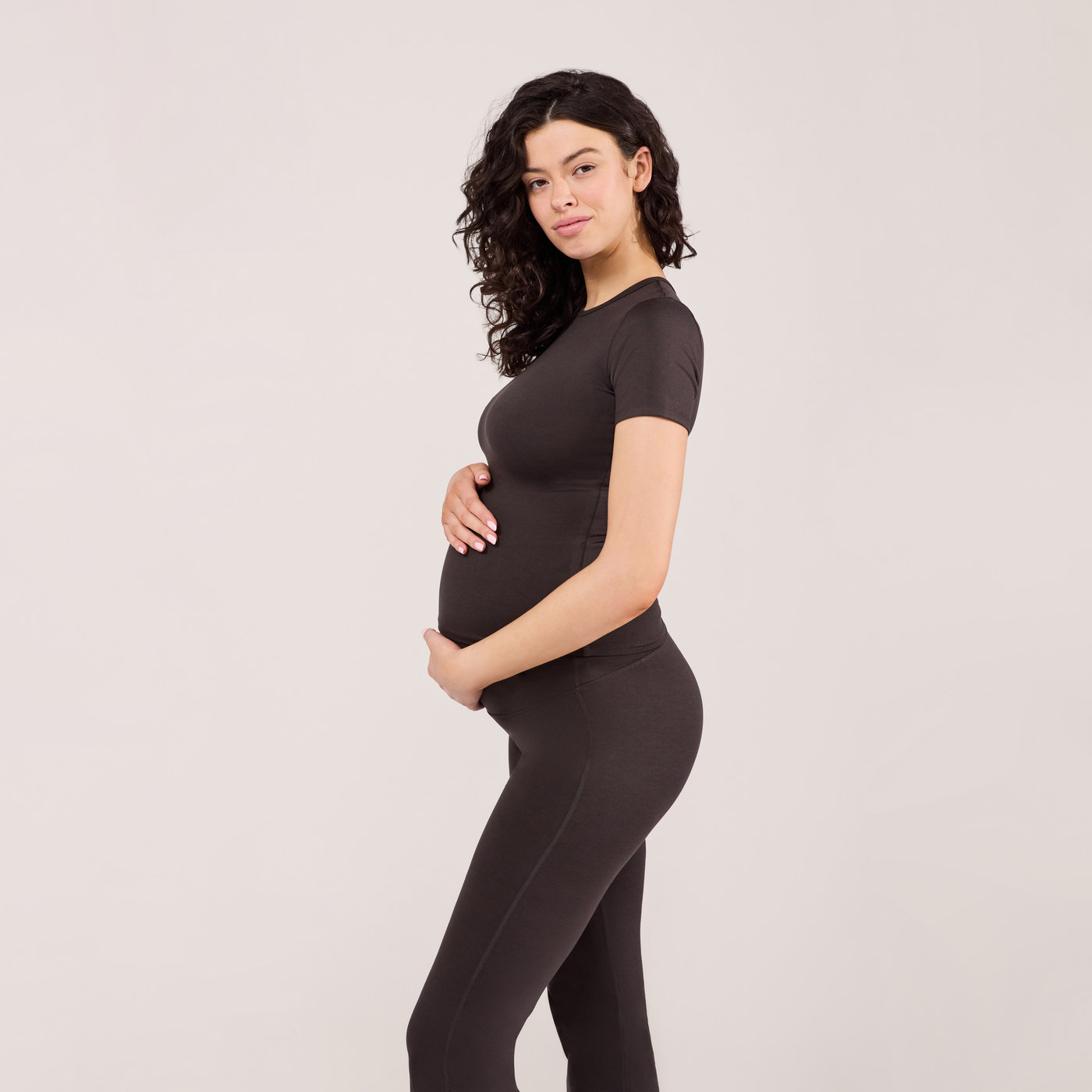 Maternity Ultimate Everyday Flare Leggings - Black Coffee
