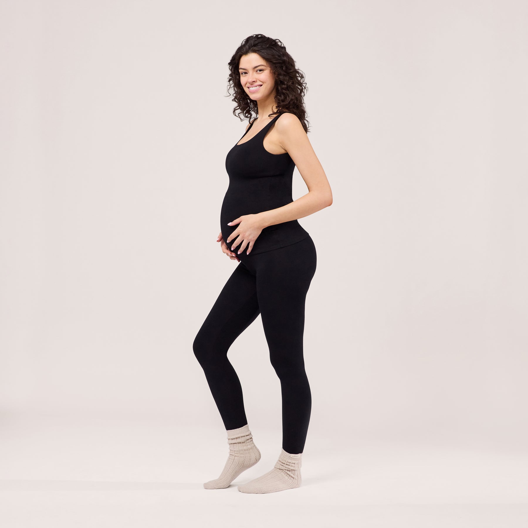 Maternity Lightweight Everyday Leggings - Black