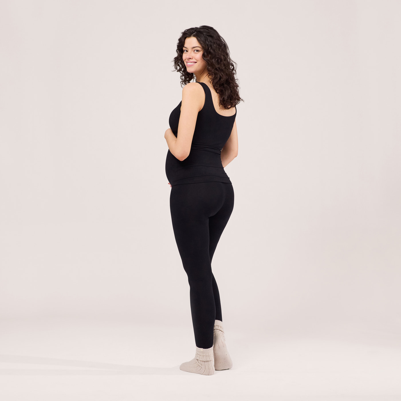 Maternity Lightweight Everyday Leggings - Black