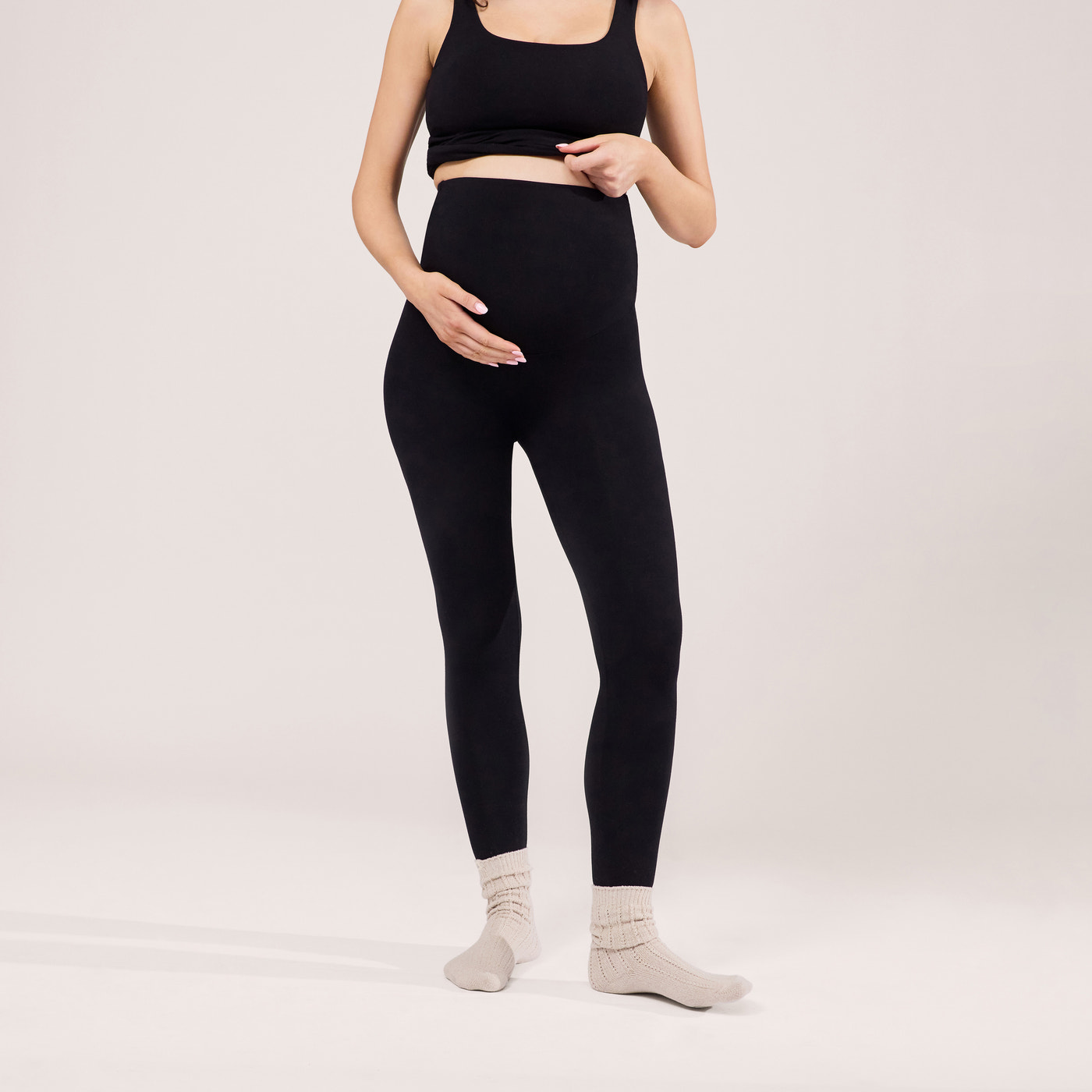 Maternity Lightweight Everyday Leggings - Black