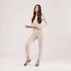 Ultimate Everyday Long Sleeve Top - Oatmeal Beige