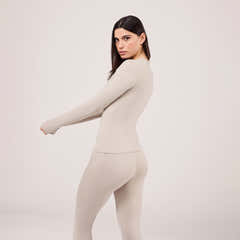 Ultimate Everyday Long Sleeve Top - Oatmeal Beige
