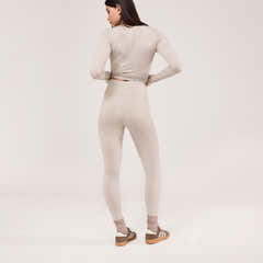 Ultimate Everyday Long Sleeve Top - Oatmeal Beige