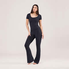 Lightweight Flare Leggings - Vintage Navy