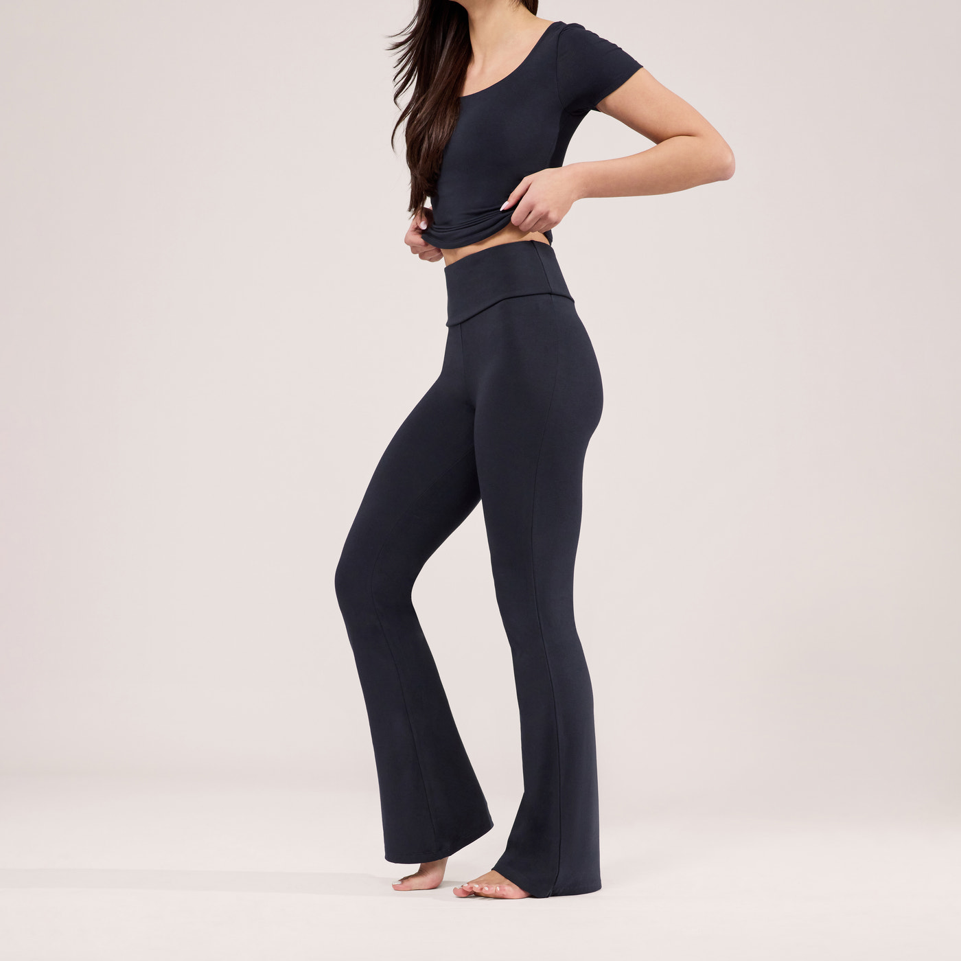 Lightweight Flare Leggings - Vintage Navy