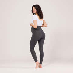 Maternity Lightweight Everyday Leggings - Dark Grey Marl