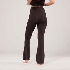 Lightweight Flare Leggings - Black Coffee
