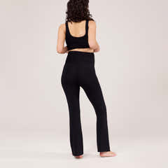 Maternity Lightweight Flare Leggings - Black