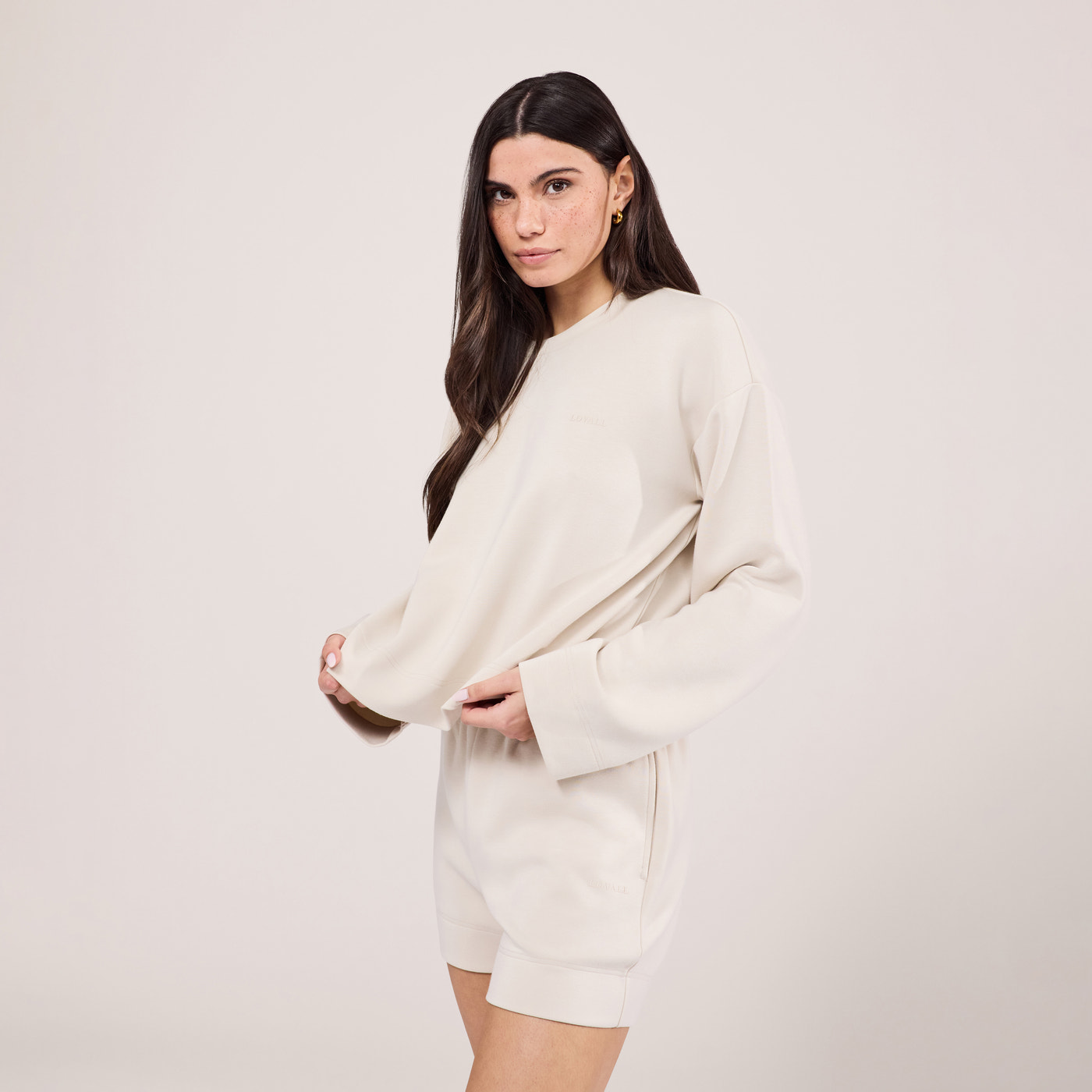 Ultimate Everyday Short Set - Ecru