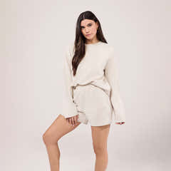 Ultimate Everyday Short Set - Ecru