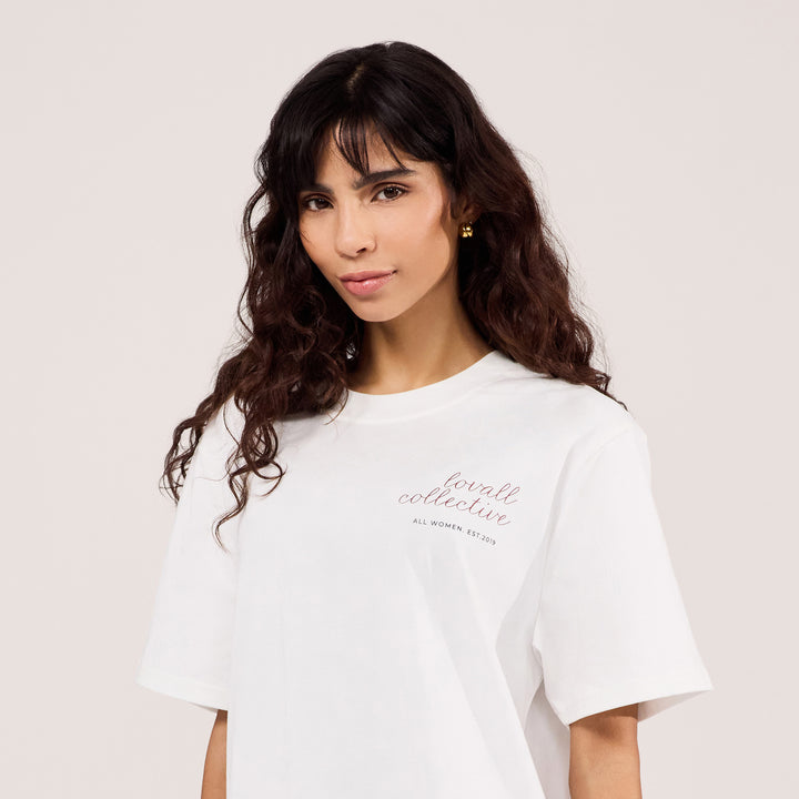 Graphic T-shirt Script - Off White