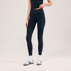 Lightweight Everyday High Waisted Leggings - Vintage Navy
