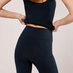 Lightweight Everyday High Waisted Leggings - Vintage Navy
