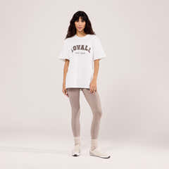 Lightweight Everyday High Waisted Leggings - Stone