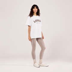 Lightweight Everyday High Waisted Leggings - Stone