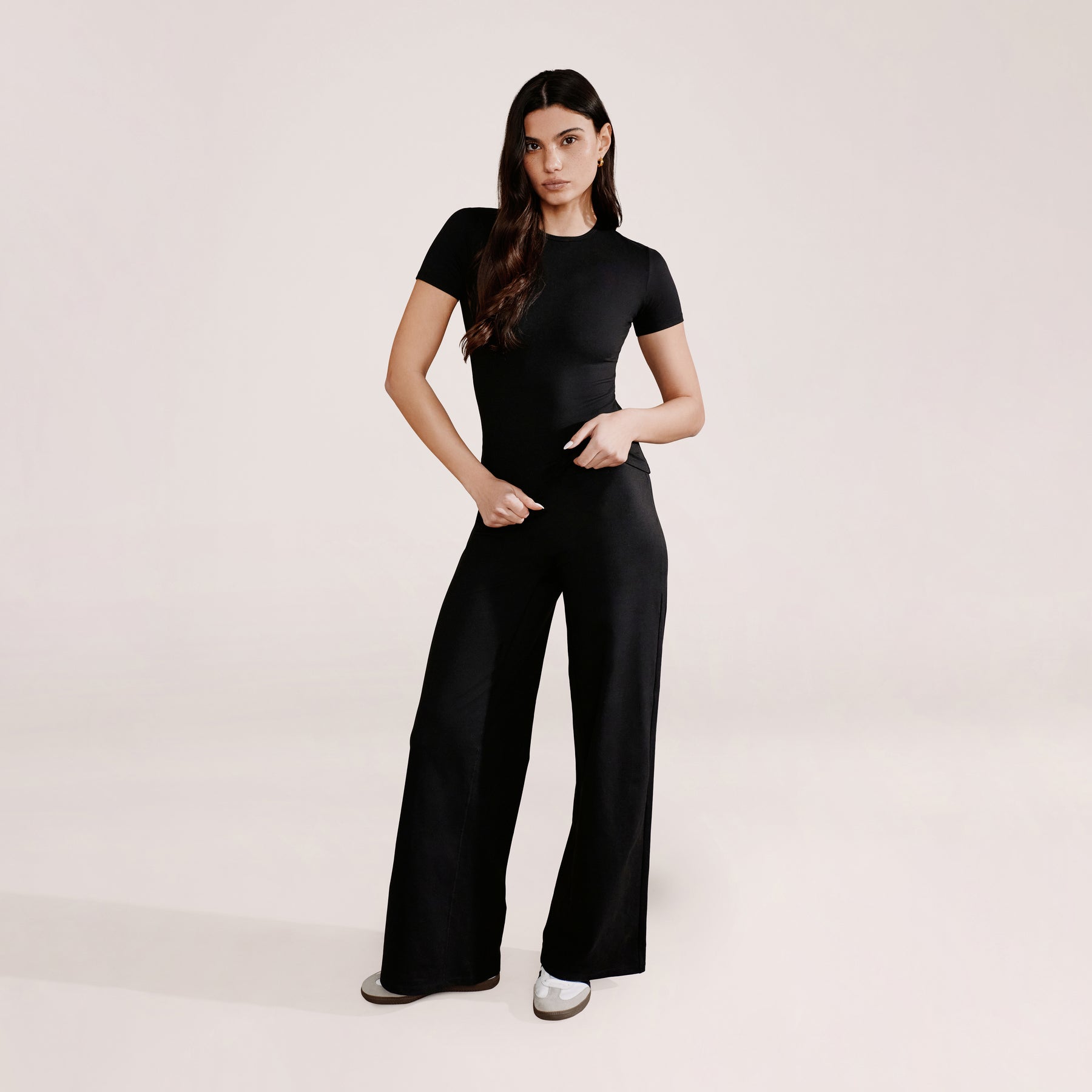 Ultimate Everyday Wide leg Trouser- Black