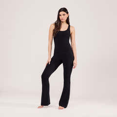 Lightweight Flare Leggings - Black