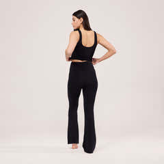 Lightweight Flare Leggings - Black
