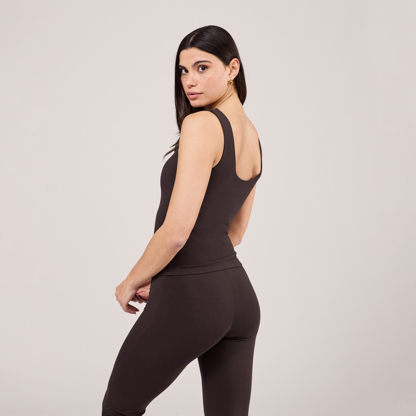 Lightweight Everyday Tank Top - Black Coffee