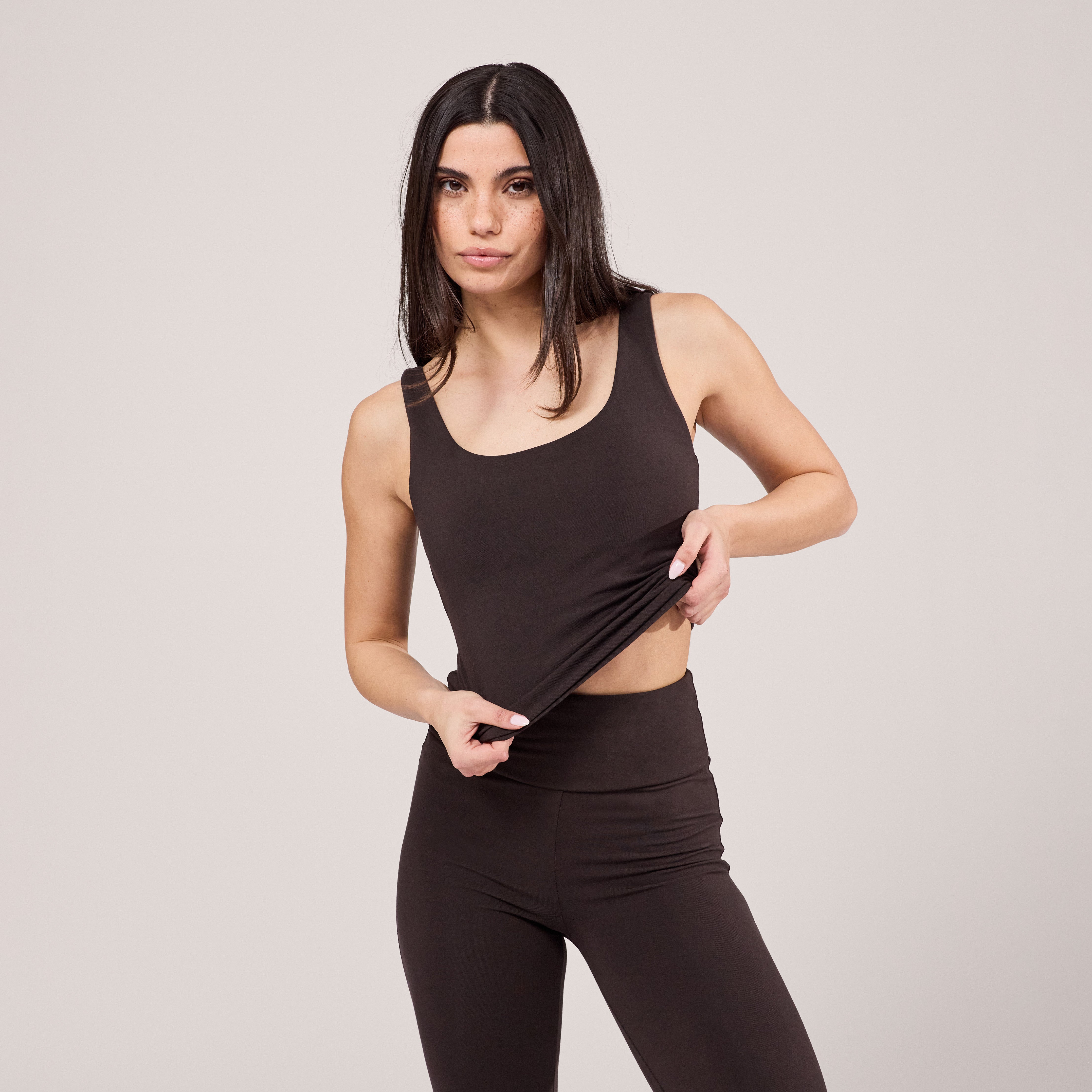 Lightweight Everyday Tank Top - Black Coffee