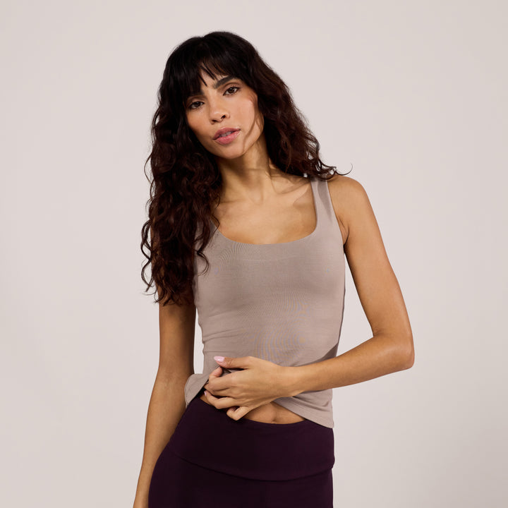 Lightweight Everyday Tank Top - Stone