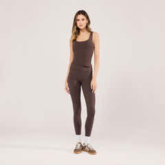 Lightweight Everyday Tank Top - Espresso Brown