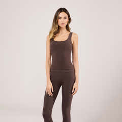 Lightweight Everyday Tank Top - Espresso Brown