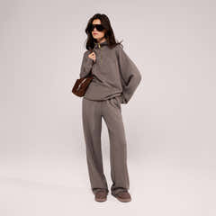Ultimate Soft 1/4 Zip Sweatshirt - Mocha