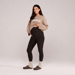 Maternity Winter Everyday Leggings - Black Coffee