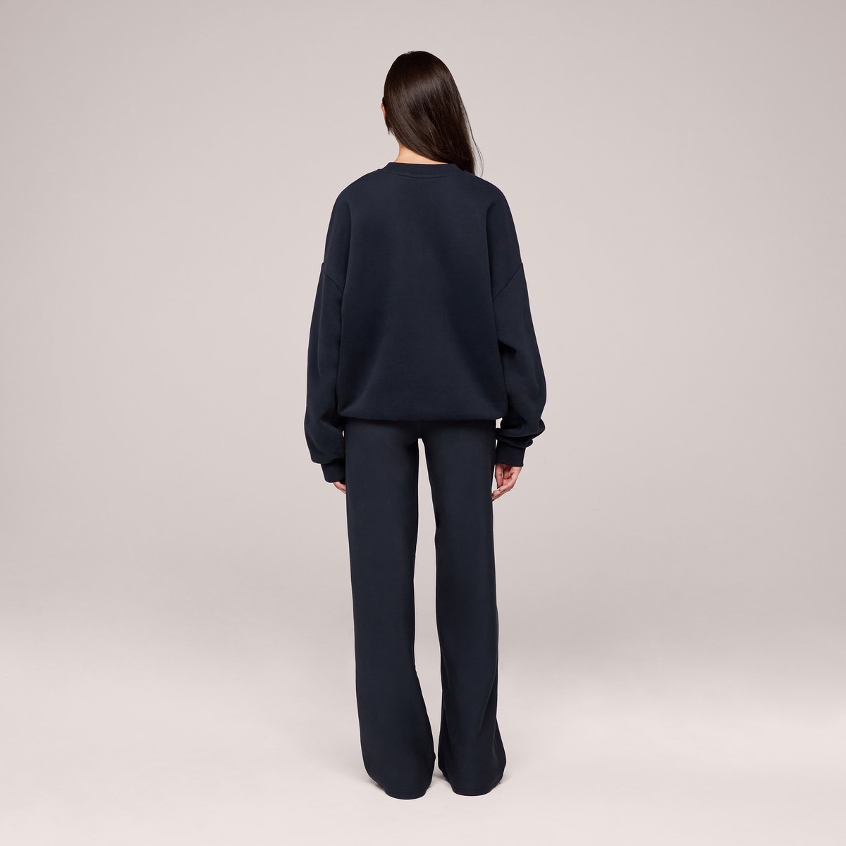 Winter Wide Leg Trousers - Vintage Navy