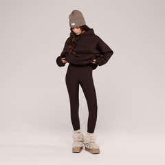 Winter Everyday Fleece-Lined Leggings - Espresso Brown