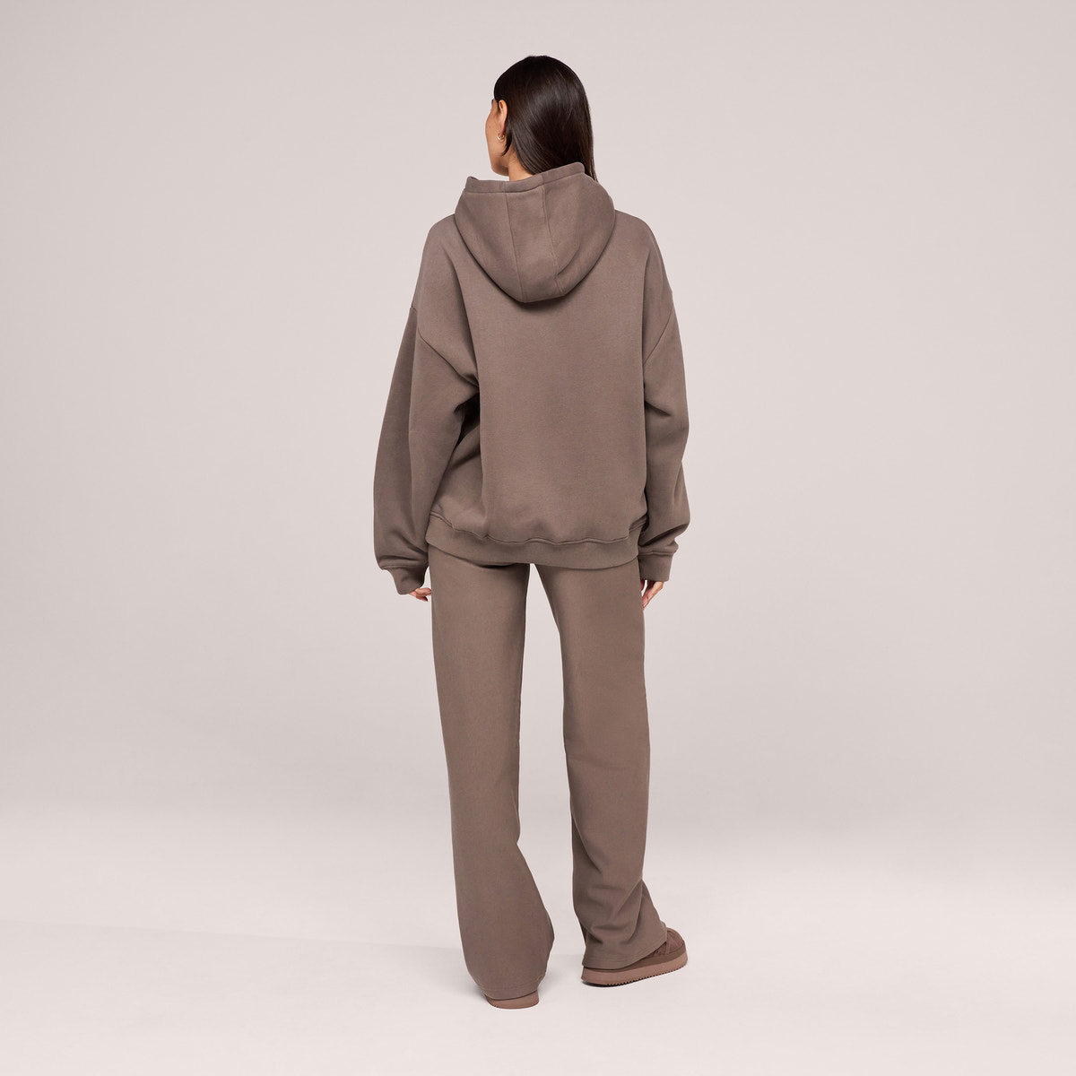 Winter Wide Leg Trousers - Mocha