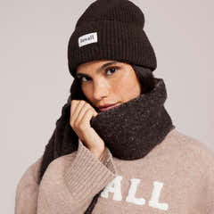 Woven Scarf - Black Coffee