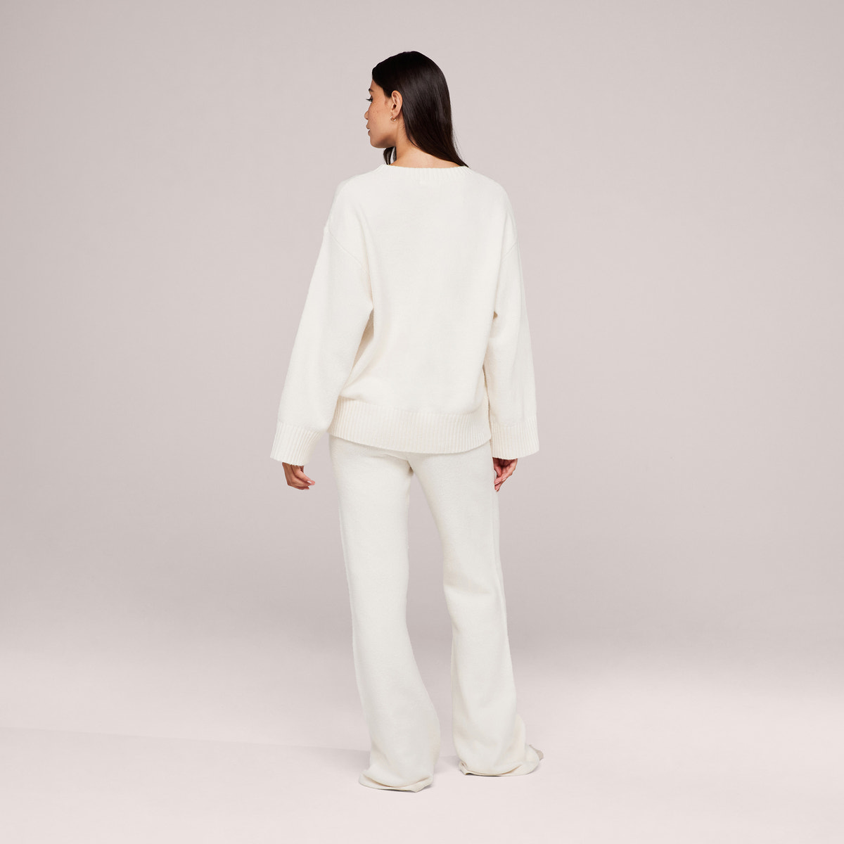 Lovall Knit Oversized Jumper - Off White