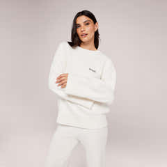 Lovall Knit Oversized Jumper - Off White