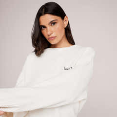 Lovall Knit Oversized Jumper - Off White