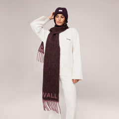 Woven Scarf - Wine