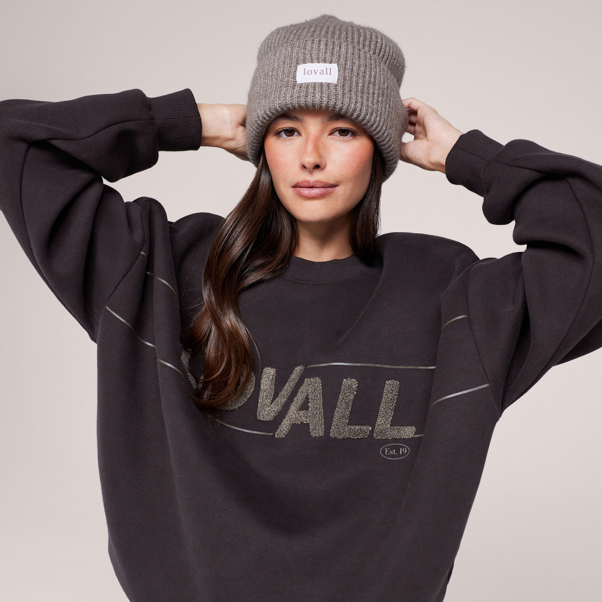 Heavyweight Oversized Sweatshirt Collective - Black Coffee