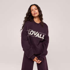 Heavyweight Oversized Sweatshirt Collective - Wine