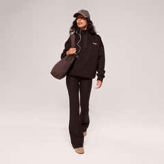 Winter Flare Leggings - Espresso brown