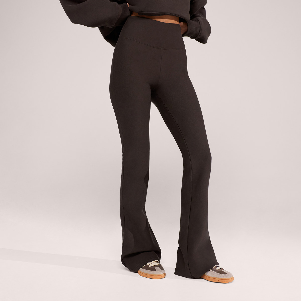 Winter Flare Leggings - Black Coffee
