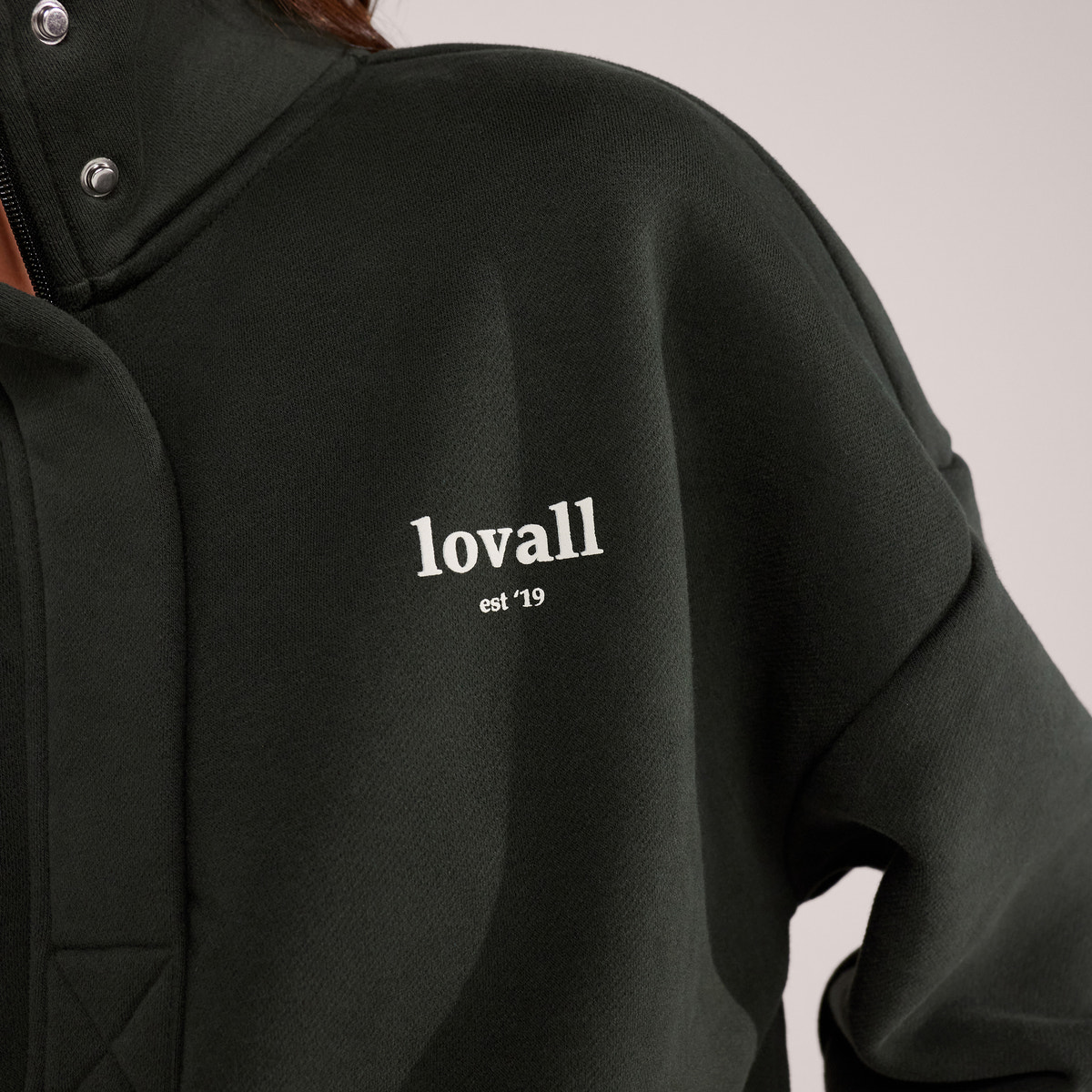 Heavyweight 1/4 Zip Sweatshirt - Pine