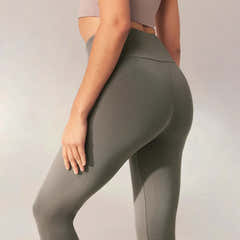 Lightweight Everyday High Waisted Leggings - Slate Green