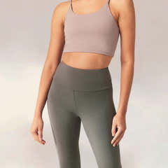 Lightweight Everyday High Waisted Leggings - Slate Green