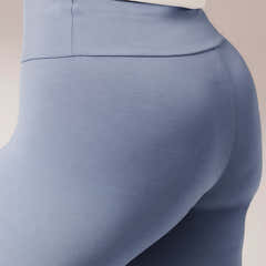 Lightweight Everyday High Waisted Leggings - Steel Blue