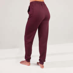 Luxe Lounge Jogger - Dark Cherry